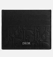 Dior Homme Leather Card Holder Black