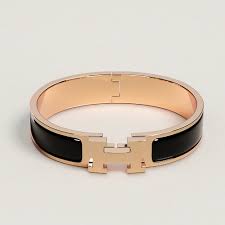 Hermès Clic H Bracelet Rose Gold