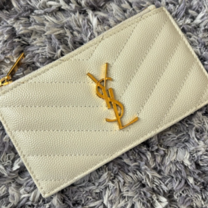 Saint Laurent Monogram Zip Card Case