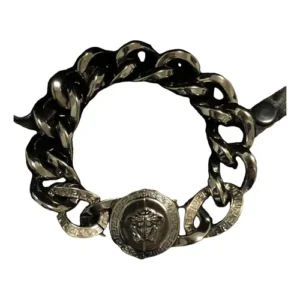 Versace Medusa Head Silver Chain Bracelet